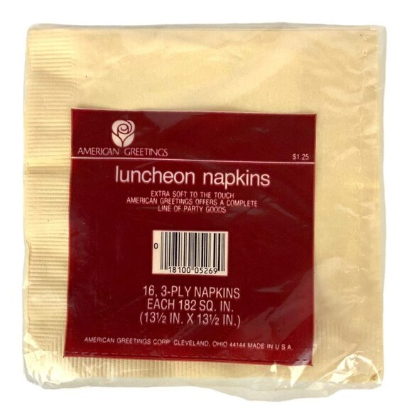 American Greetings Happy Birthday Luncheon Napkins 16 Ct 3-Ply Daisies Floral - Picture 2 of 2